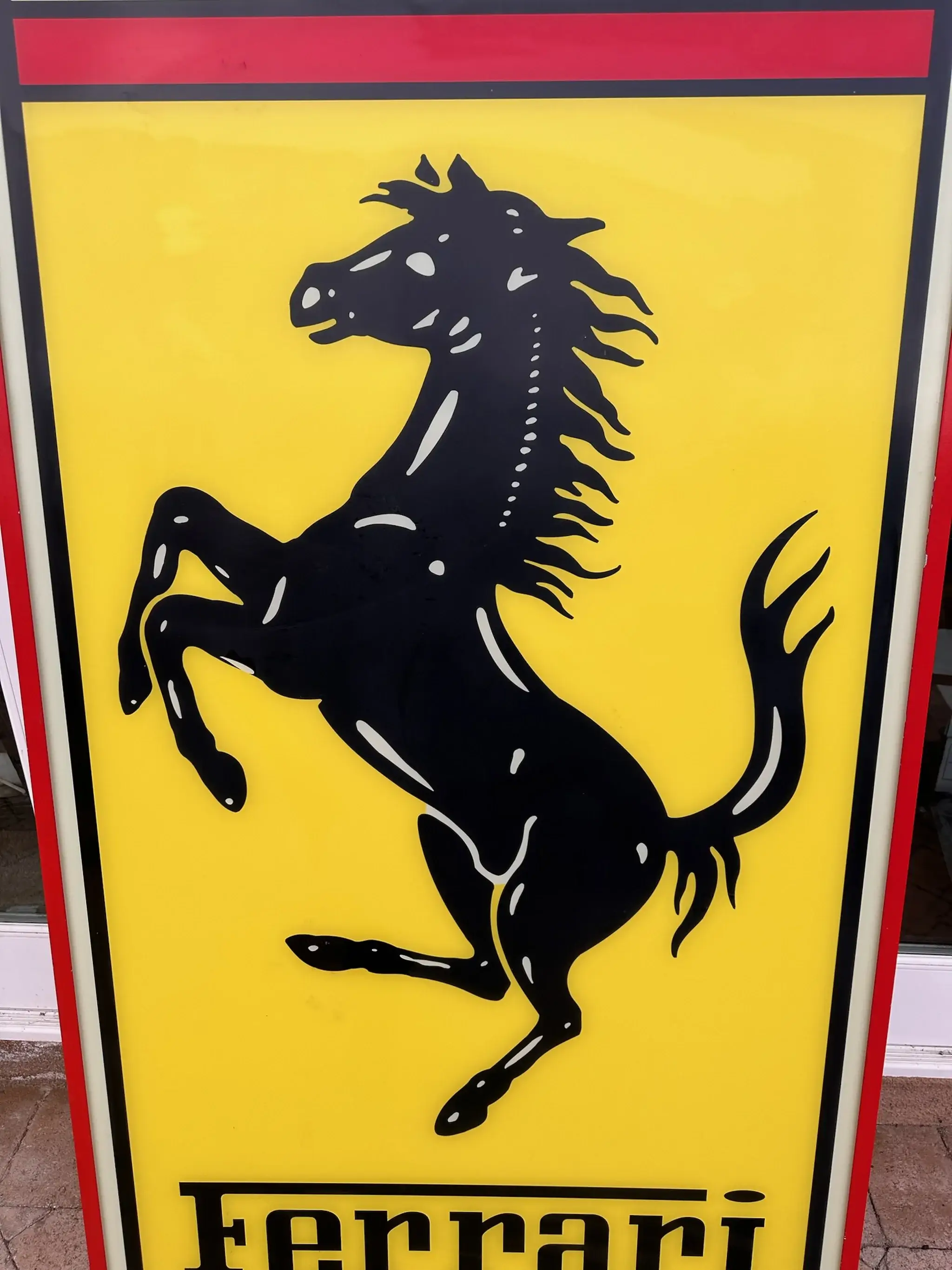 MP: Authentic Illuminated Ferrari Club Italia Sign | PCARMARKET