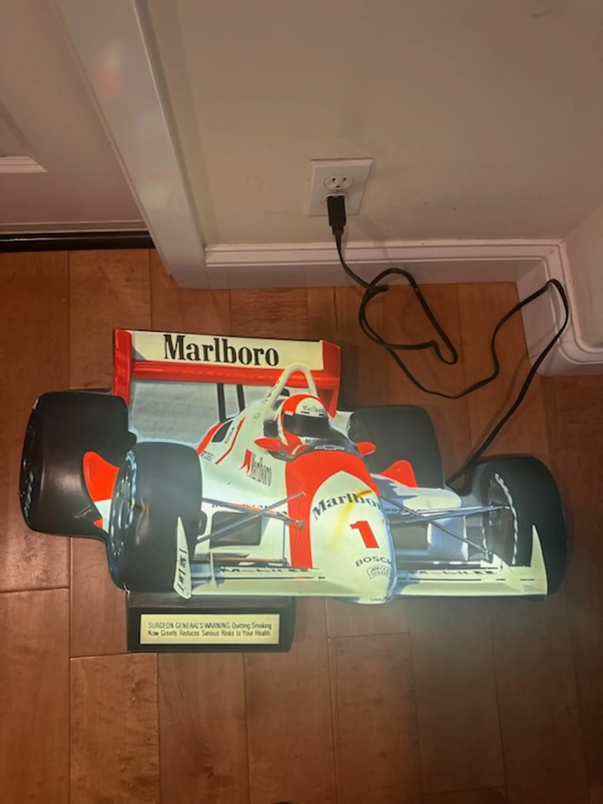 MP: 90s Illuminated Marlboro Indy Car Sign | PCARMARKET