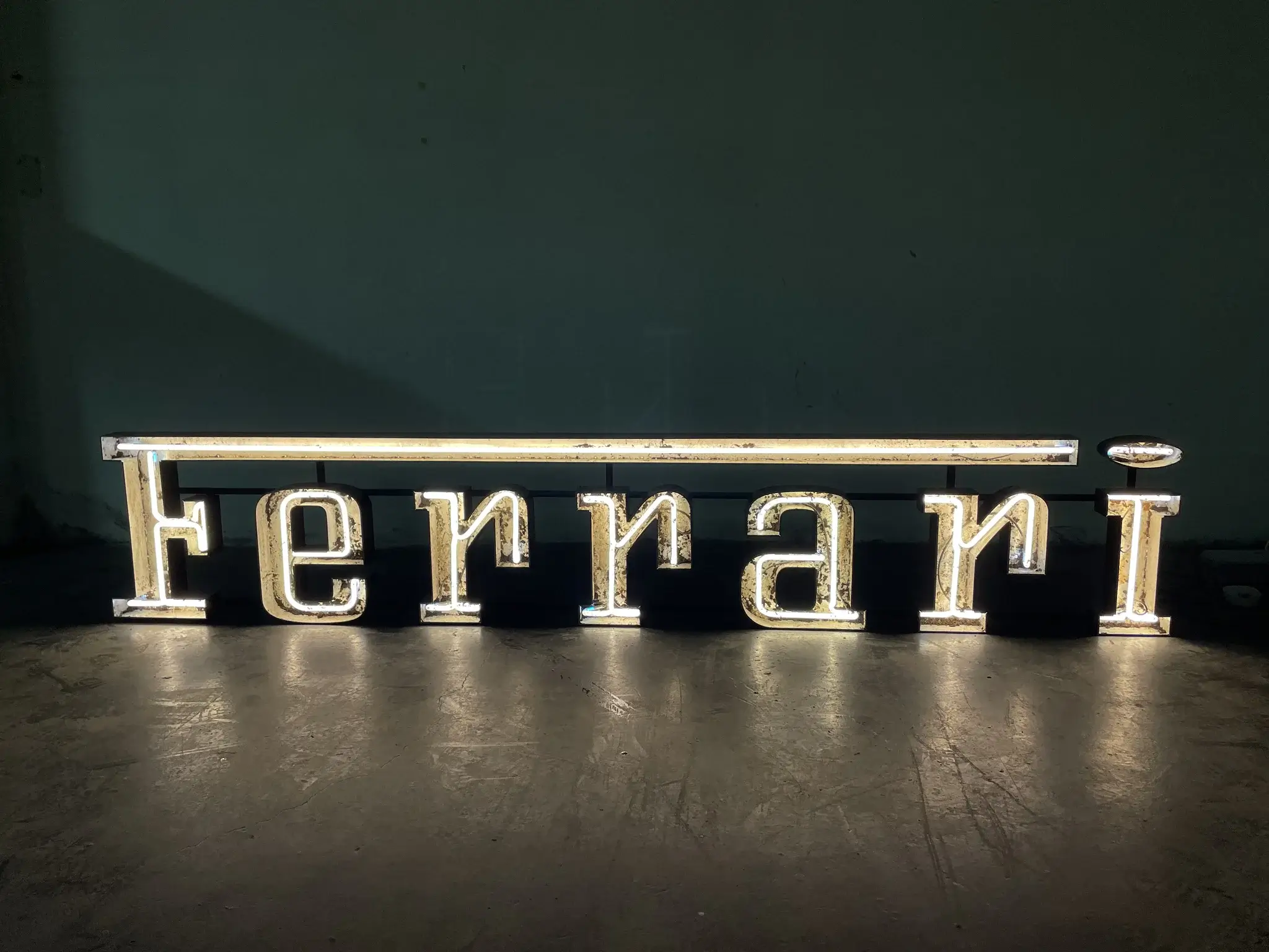 MP: Illuminated Ferrari Dealership Sign | PCARMARKET