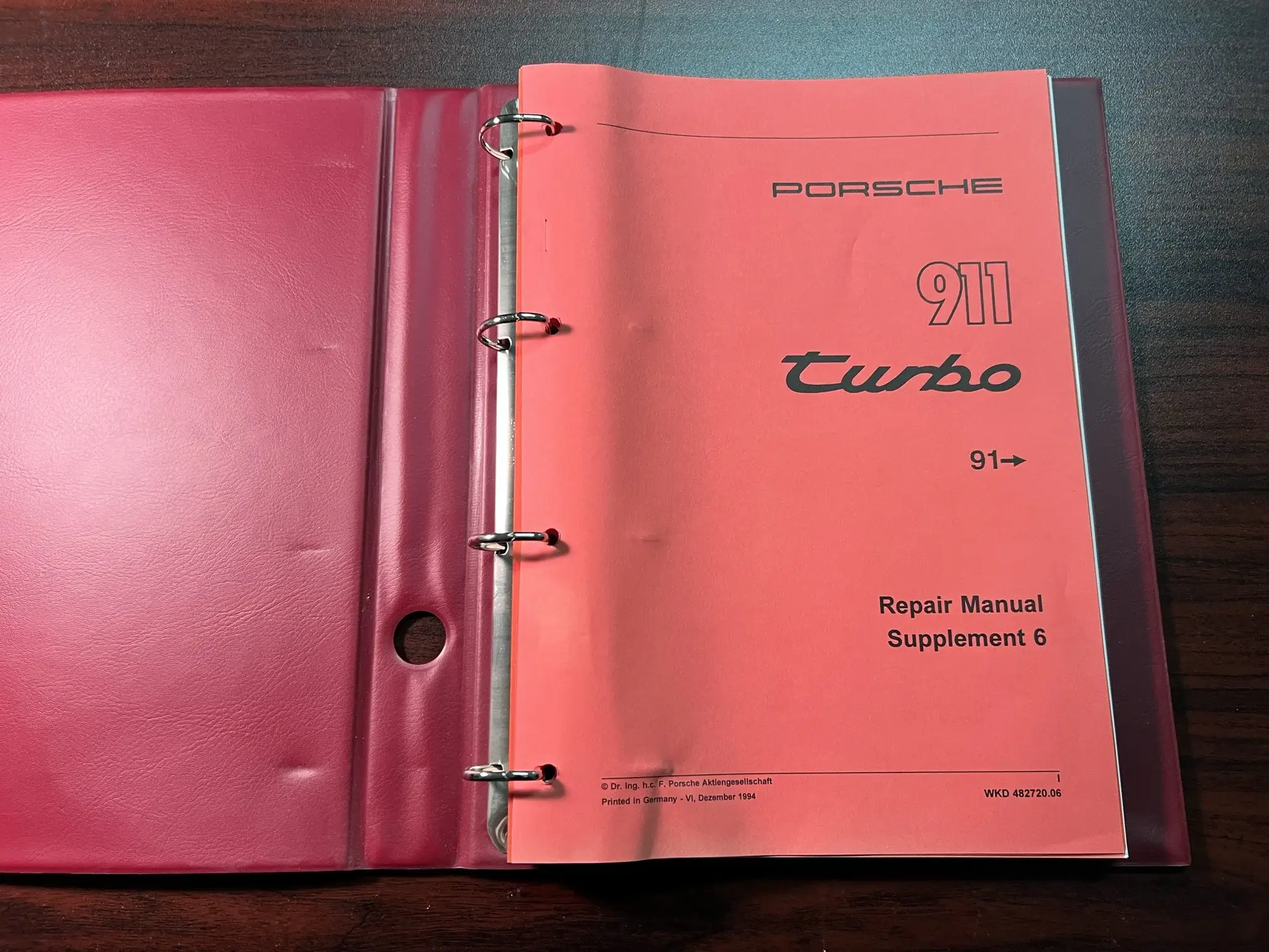 Complete Set of Original Porsche 964 Workshop Manuals | PCARMARKET