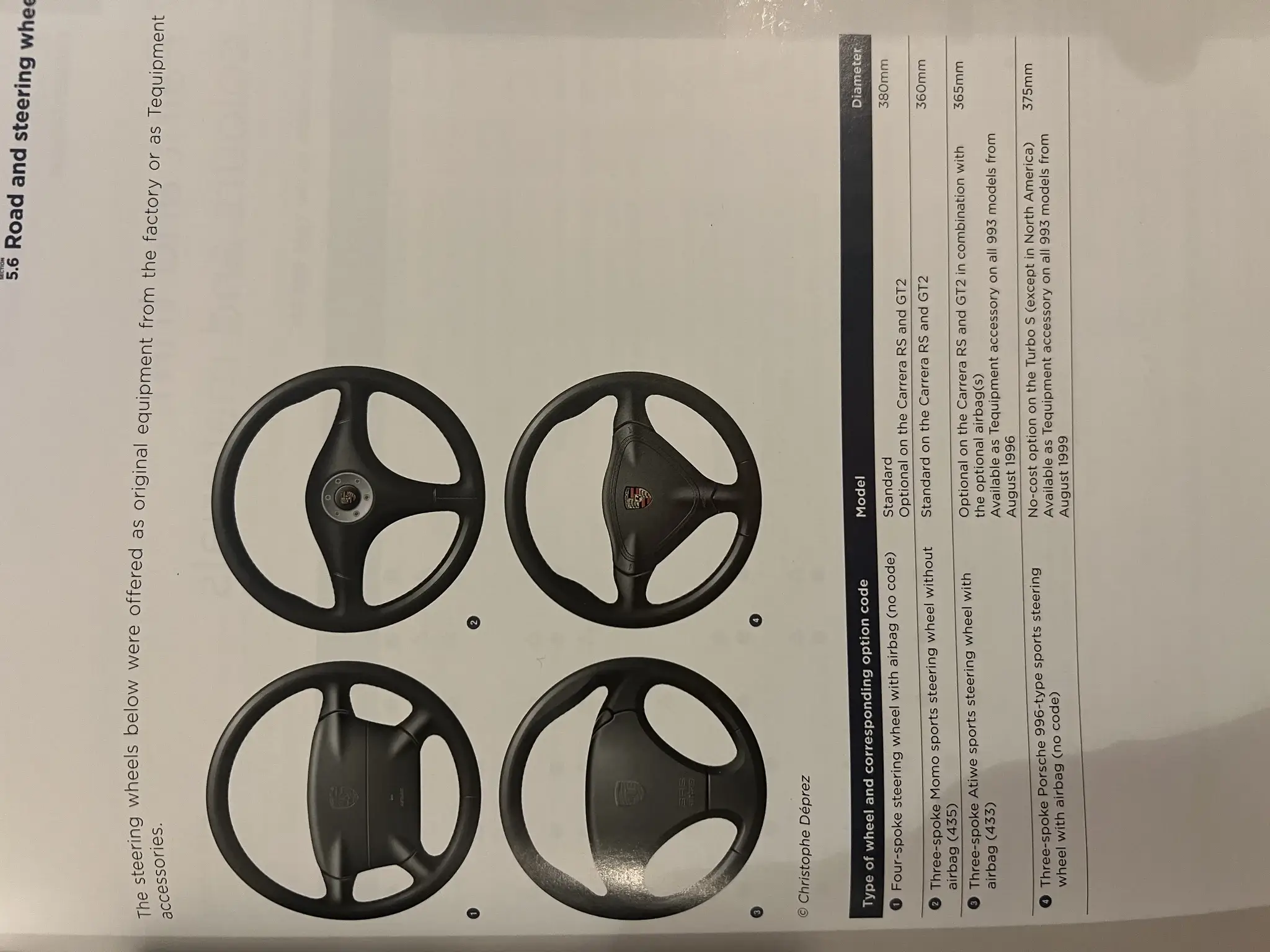 MP: Original 1996 Dated 993 Carrera RS Clubsport MOMO Steering