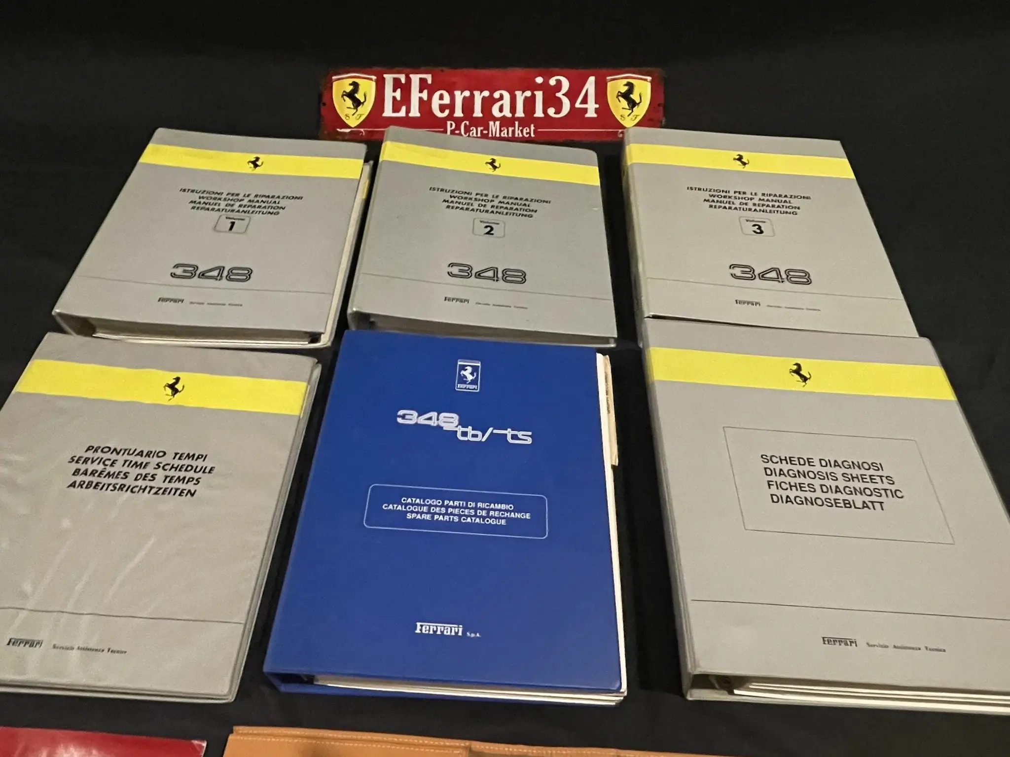 MP: Ferrari 348 Full authentic Factory Workshop Manual Set 