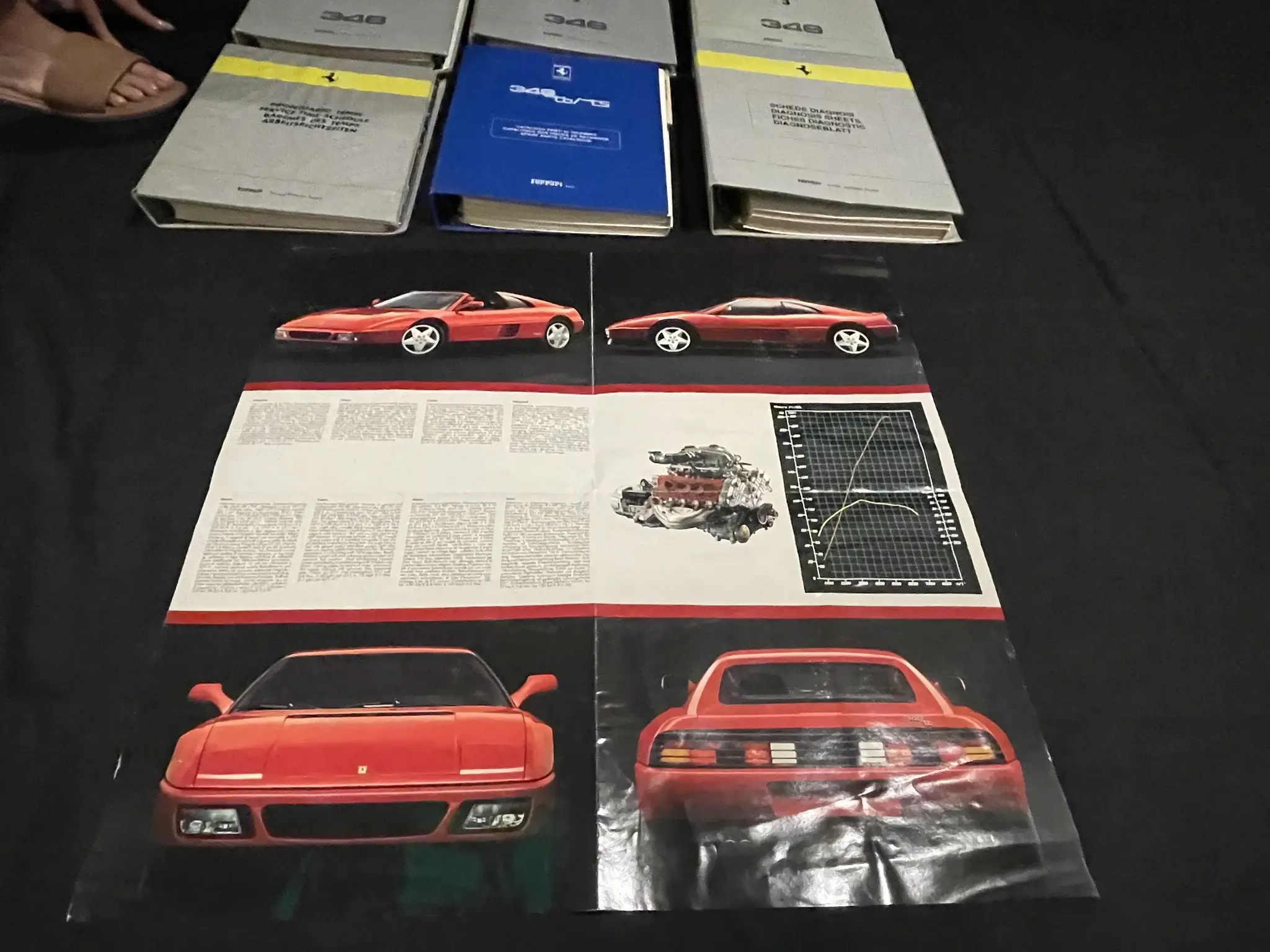 フェラーリ 348 US version オーナーズマニュアル 取扱説明書