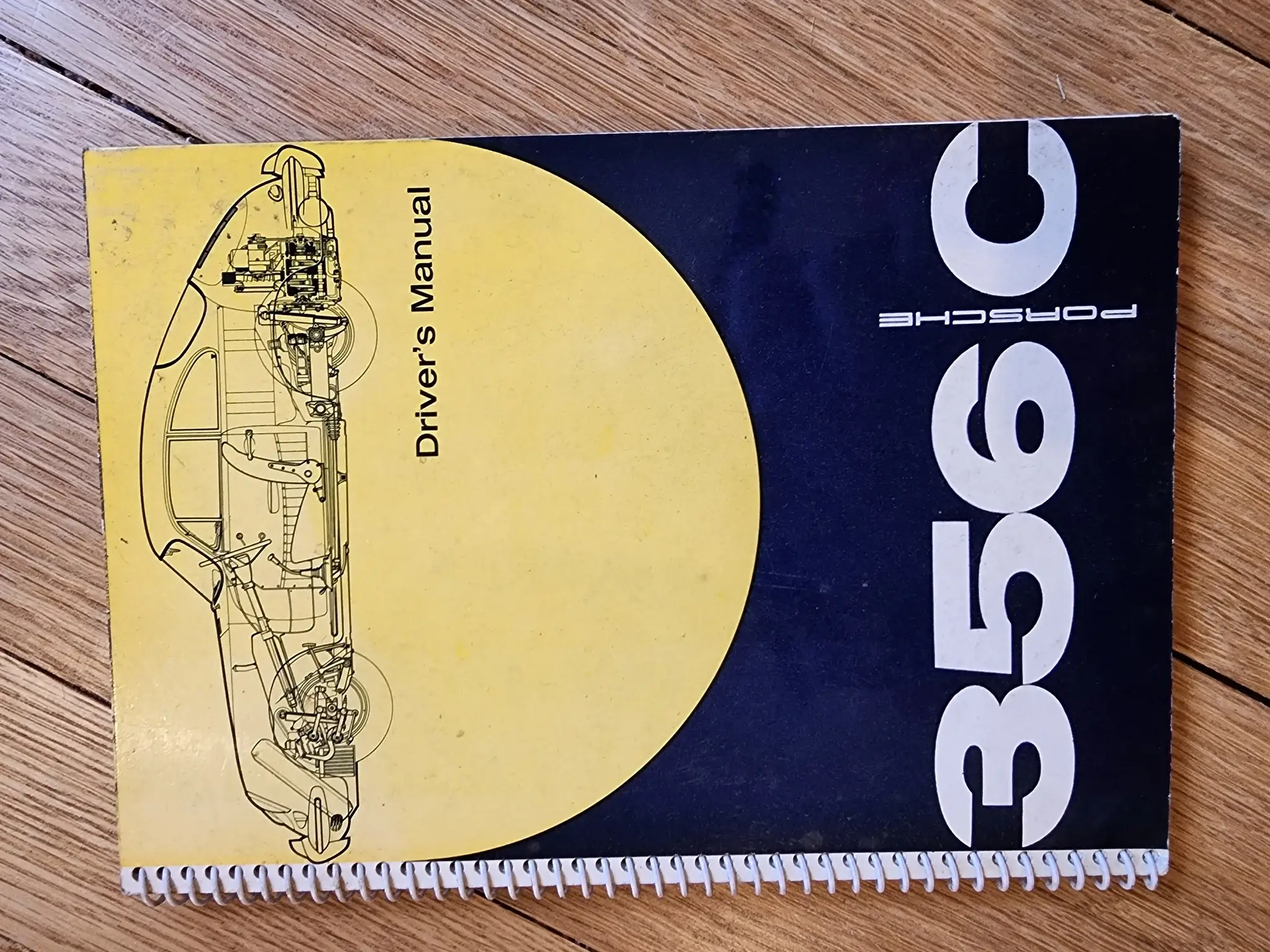 356 古書 MP: Original Porsche 356 C Driver's Manual and Interior Color