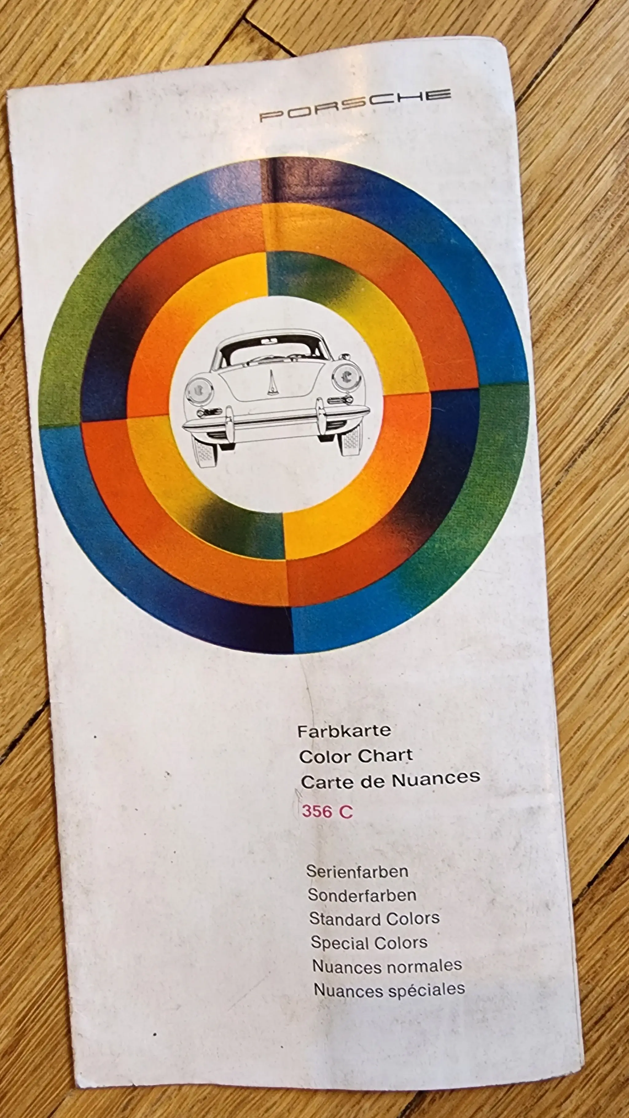 MP: Original Porsche 356 C Driver's Manual and Interior Color