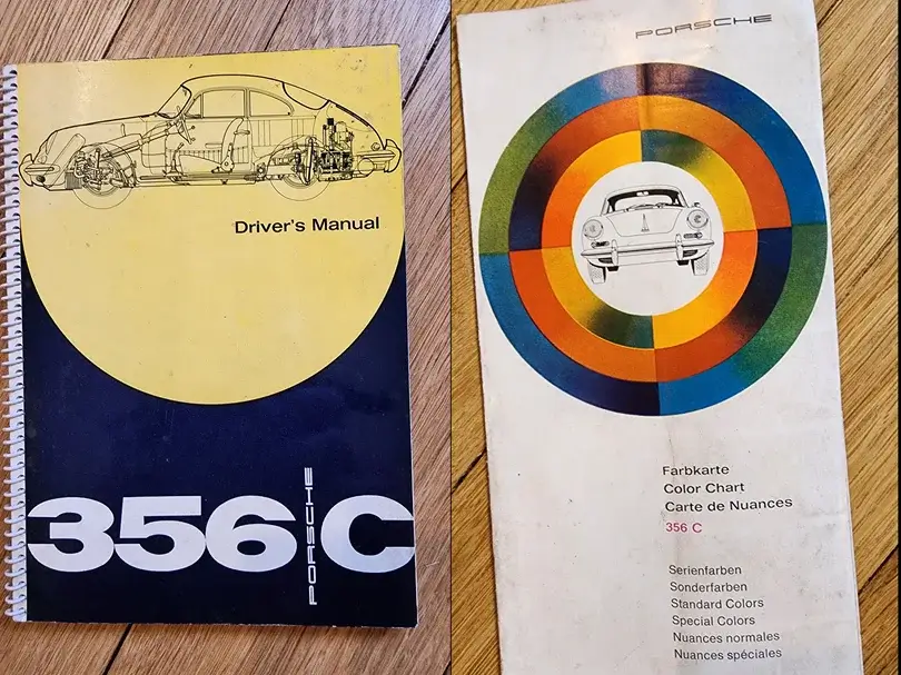 MP: Original Porsche 356 C Driver's Manual and Interior Color