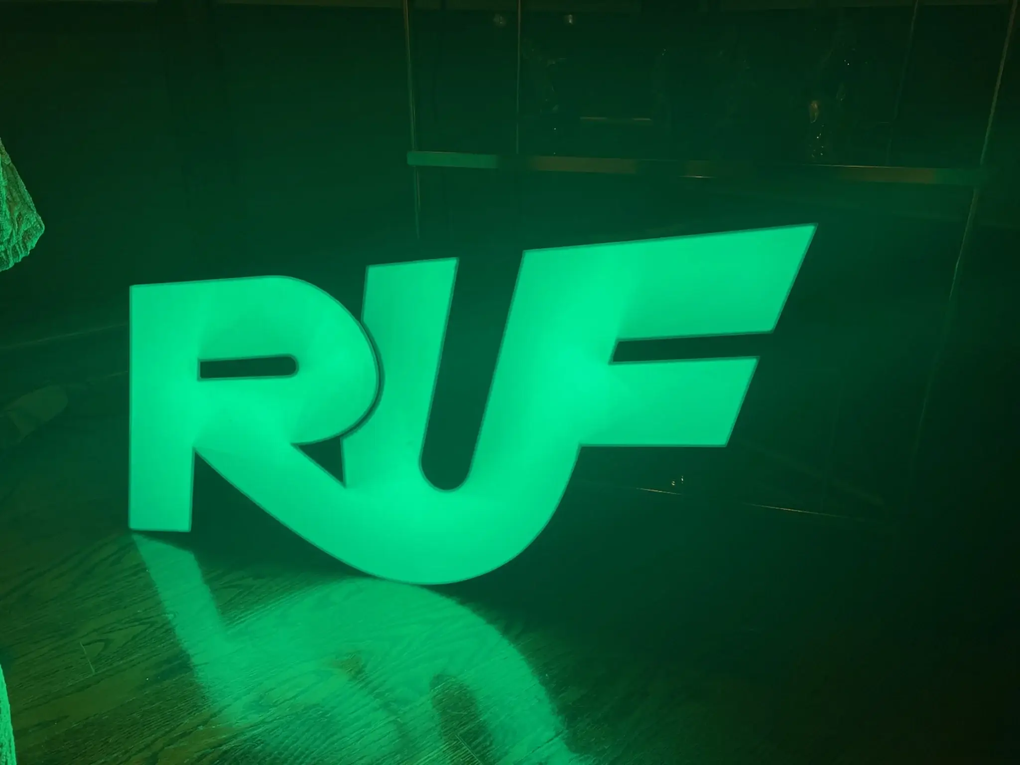 MP: Authentic Large Illuminated RUF Sign | PCARMARKET