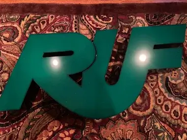 MP: Authentic Large Illuminated RUF Sign | PCARMARKET