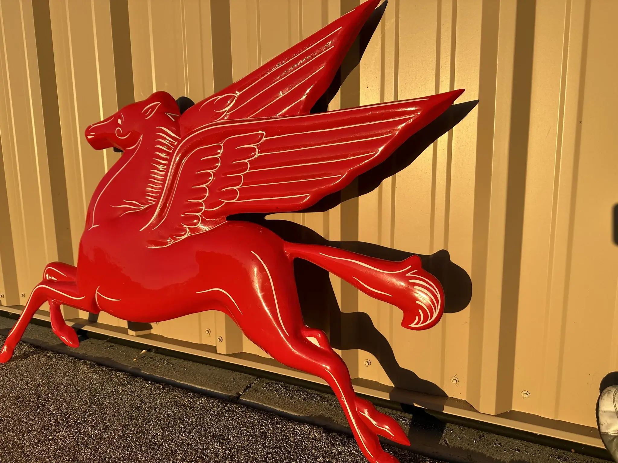 MP: Authentic 1930s Mobil Pegasus Sign | PCARMARKET