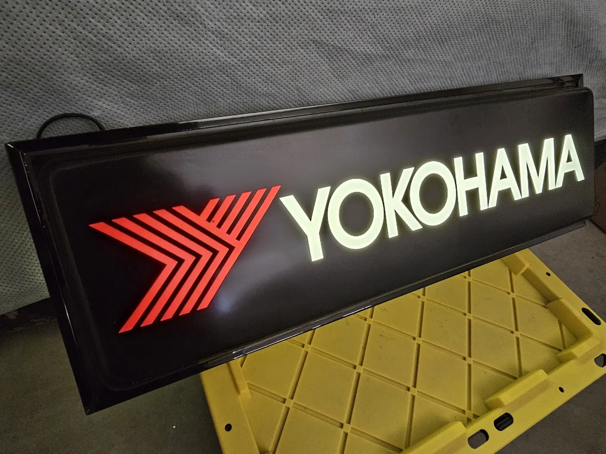 MP: Illuminated Yokohama Tires Sign | PCARMARKET
