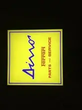 No Reserve Dino Ferrari Parts and Service Style Sign | PCARMARKET