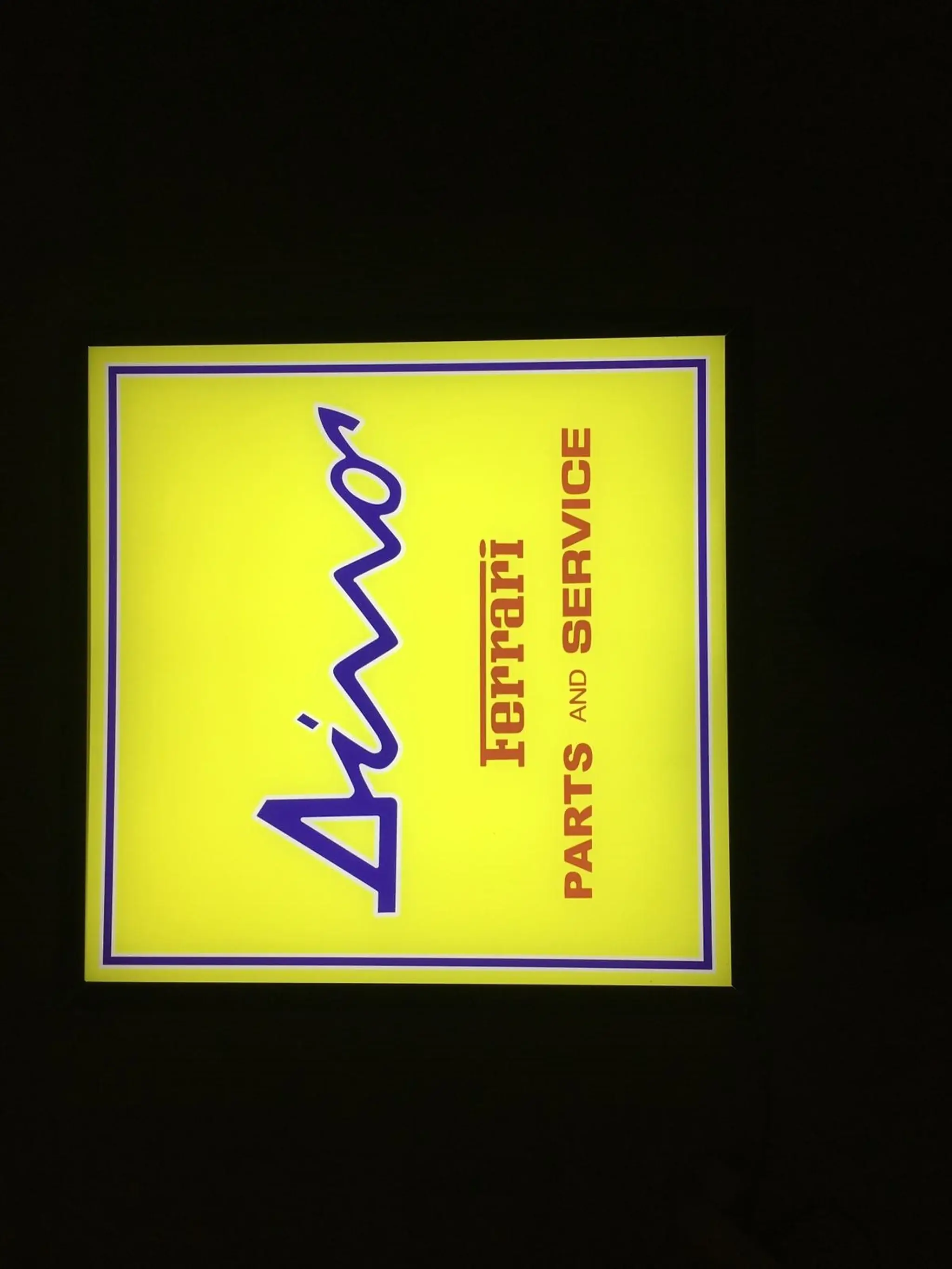 No Reserve Dino Ferrari Parts and Service Style Sign | PCARMARKET