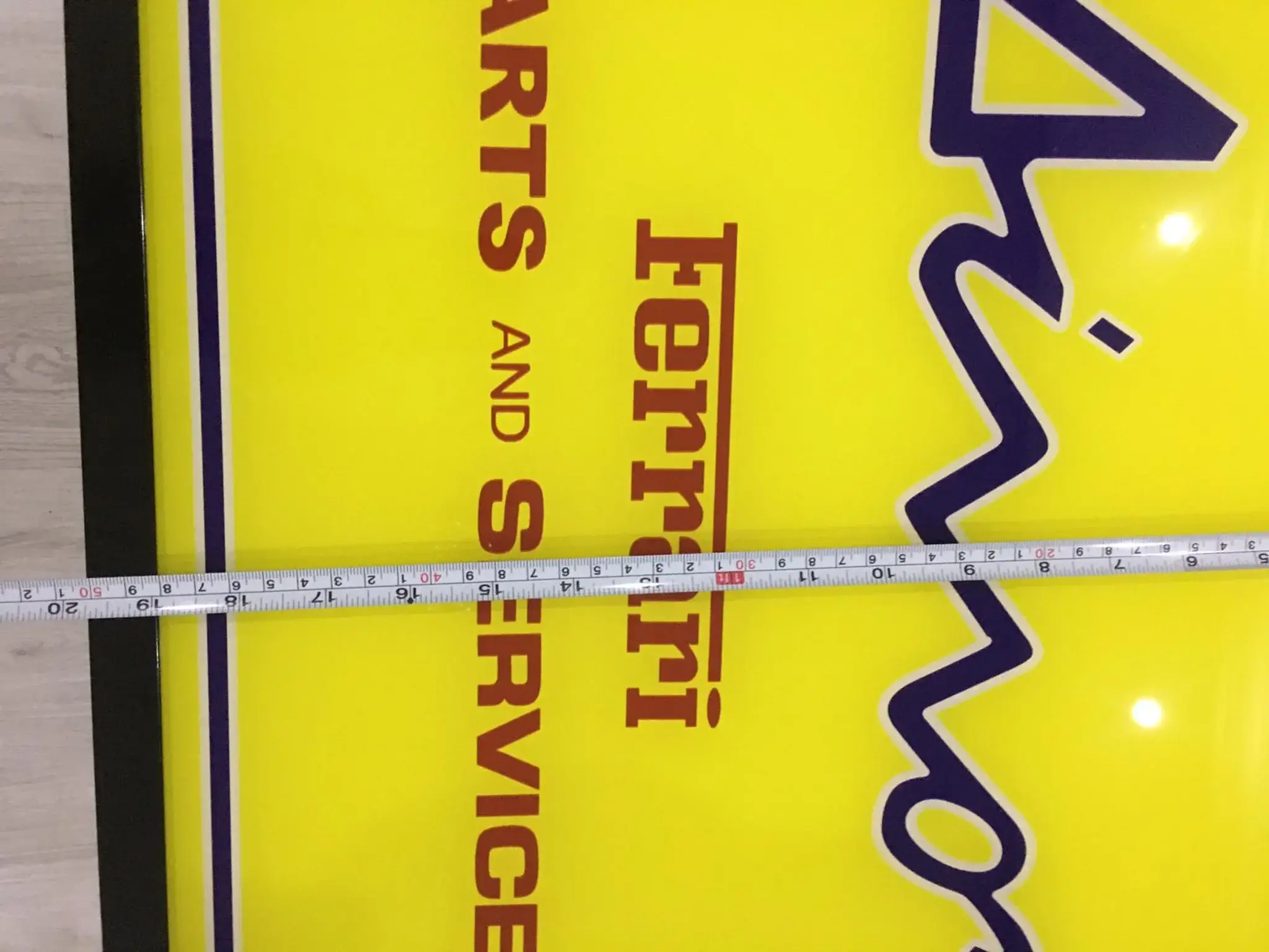 No Reserve Dino Ferrari Parts and Service Style Sign | PCARMARKET