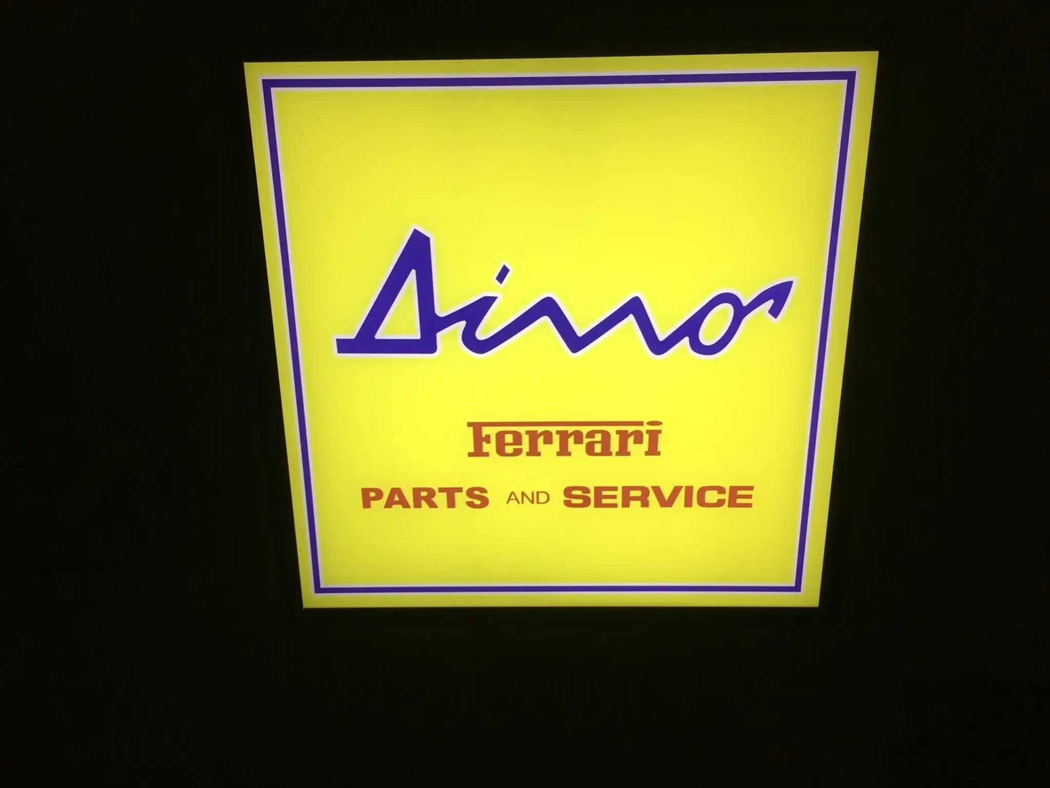 お値下げ！　ほぼ新品　Dino SERVICE 看板 No Reserve Dino Ferrari Parts and Service Style Sign | PCARMARKET