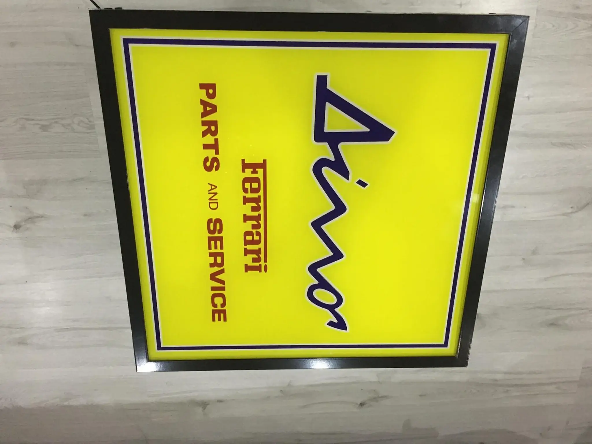 No Reserve Dino Ferrari Parts and Service Style Sign | PCARMARKET