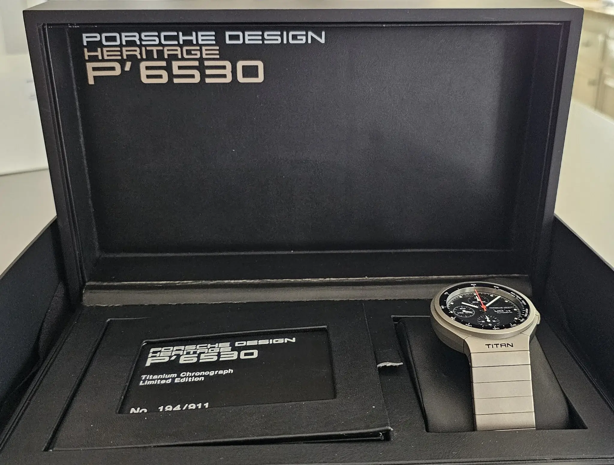 Porsche Design P'6530 Heritage Titanium Chronograph | PCARMARKET