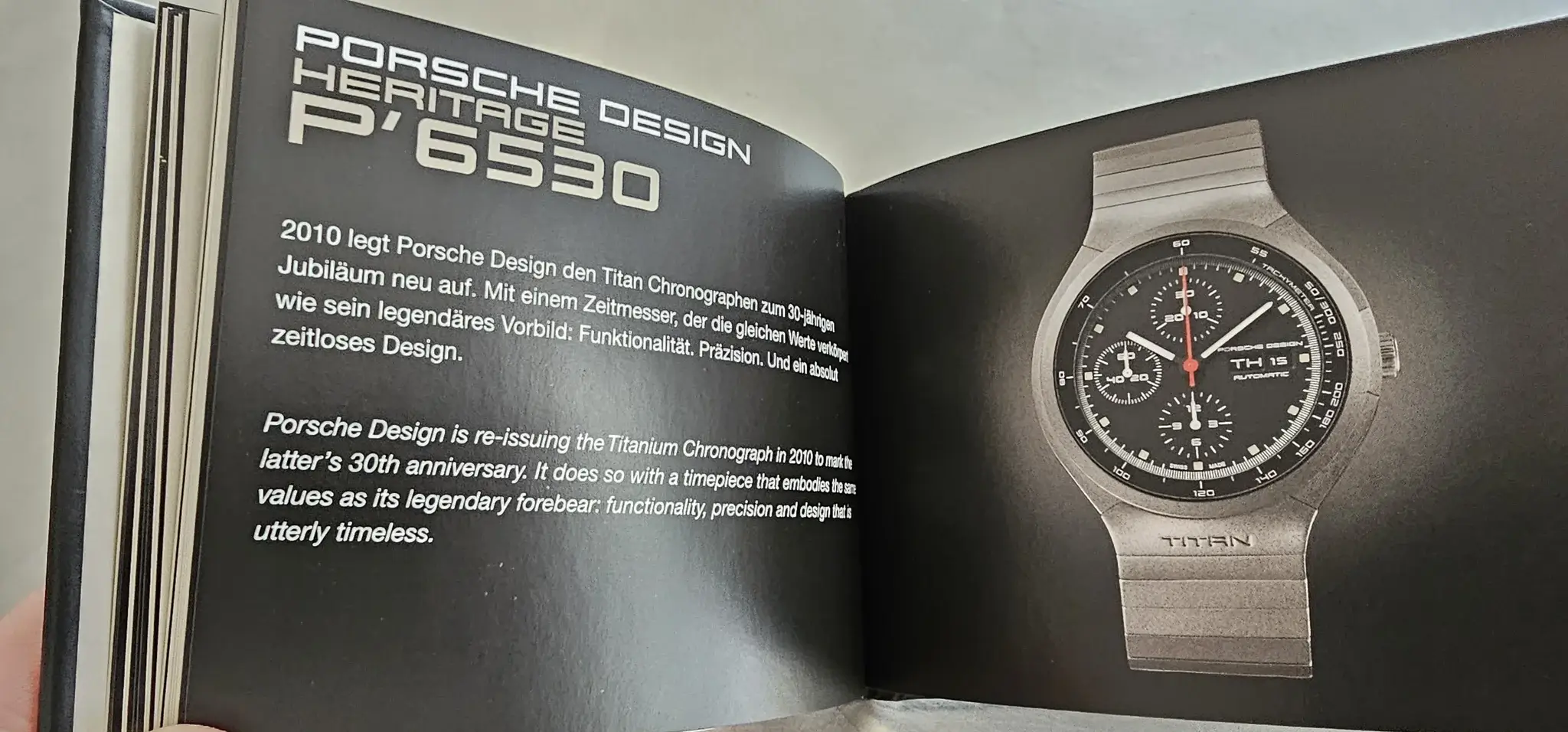 Porsche Design P'6530 Heritage Titanium Chronograph | PCARMARKET