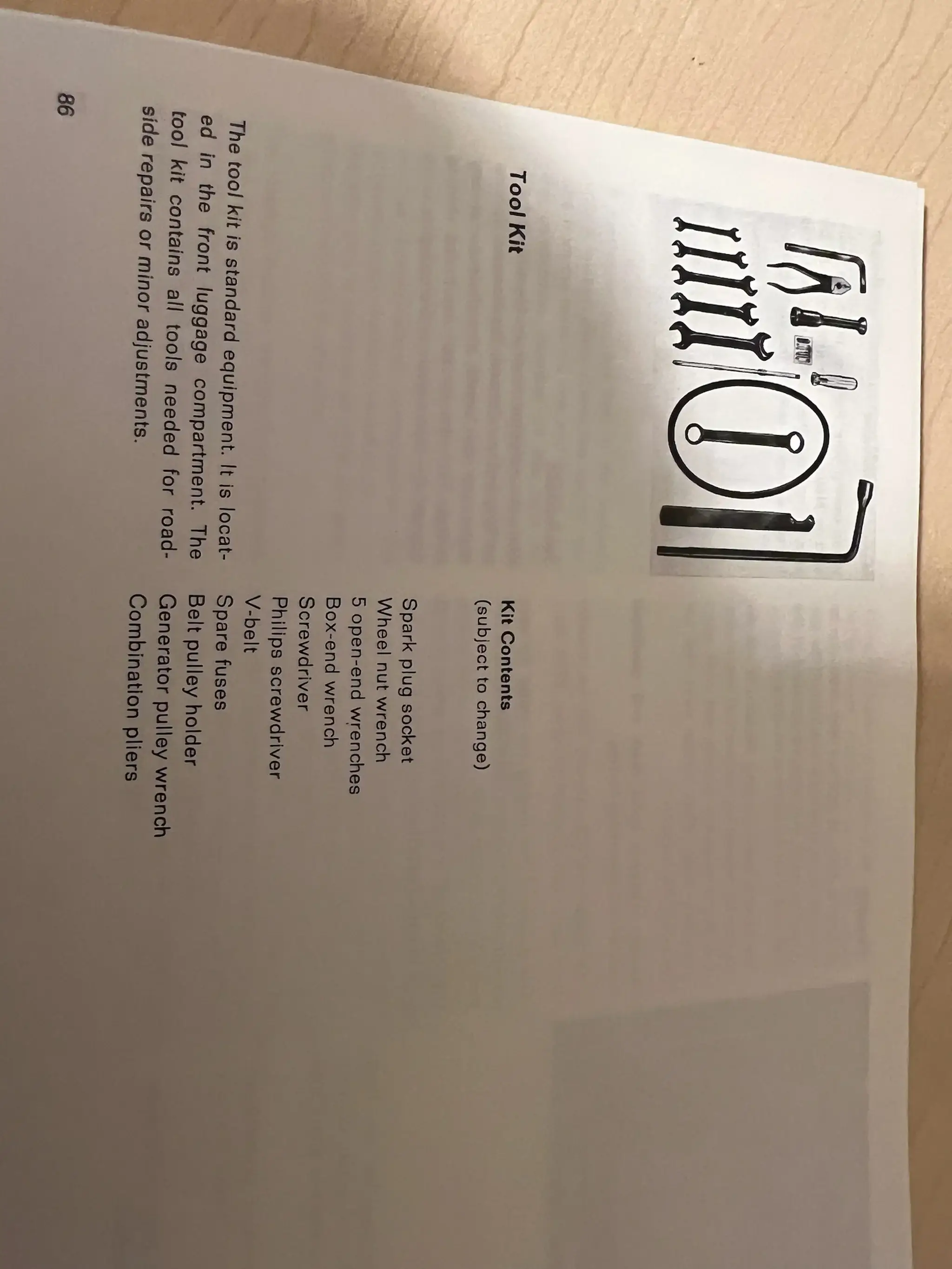 ポルシェ911 オーナーズ マニュアル 1973 MP: 1973 Porsche 911RS/S/E/T Factory Tool Kit and Owners Manual