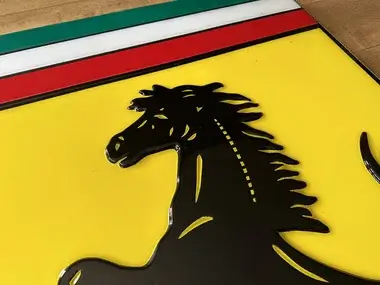 MP: Original Ferrari Dealership Sign Face by Neon Modena | PCARMARKET