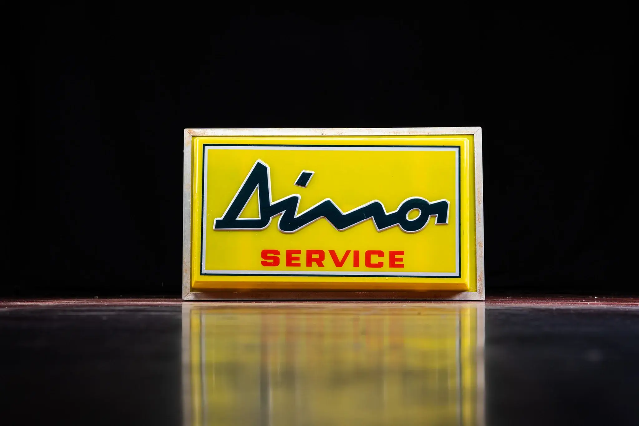 MP: 70's Original Dino Ferrari Service Sign | PCARMARKET