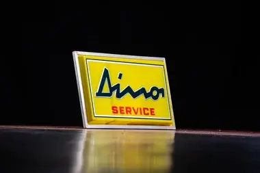 MP: 70's Original Dino Ferrari Service Sign | PCARMARKET