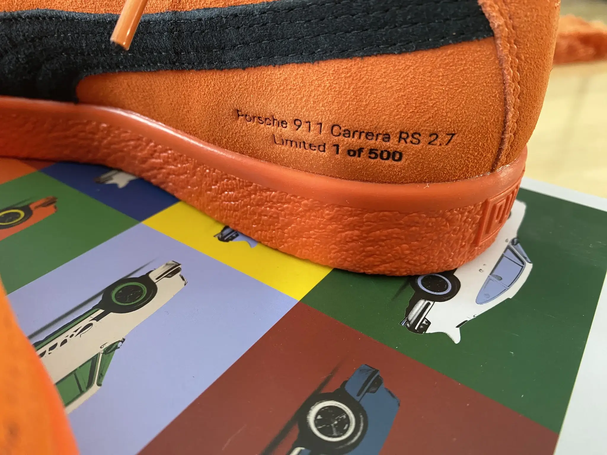 No Reserve Porsche Carrera RS Puma Shoes 1/500 | PCARMARKET