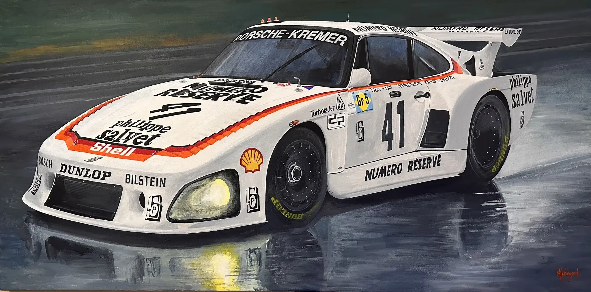Porsche 935 K3 Number Reserve Winner Le Mans 1979