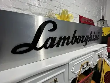 MP: 2000's Lamborghini Showroom Sign | PCARMARKET