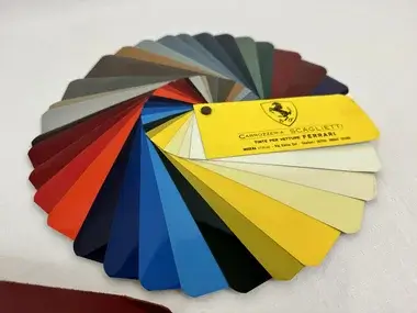 Ferrari Carrozzeria Scaglietti カラーカタログ 70's Ferrari Carrozzeria Scaglietti Color Range Paint and Leather