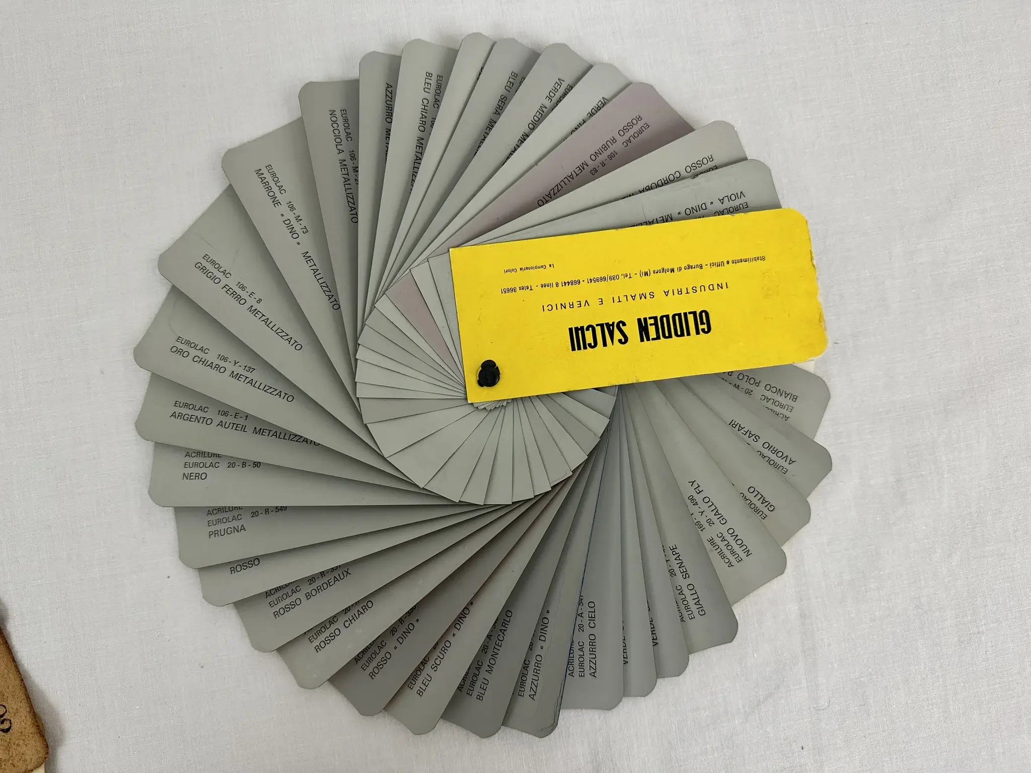 70's Ferrari Carrozzeria Scaglietti Color Range Paint and Leather