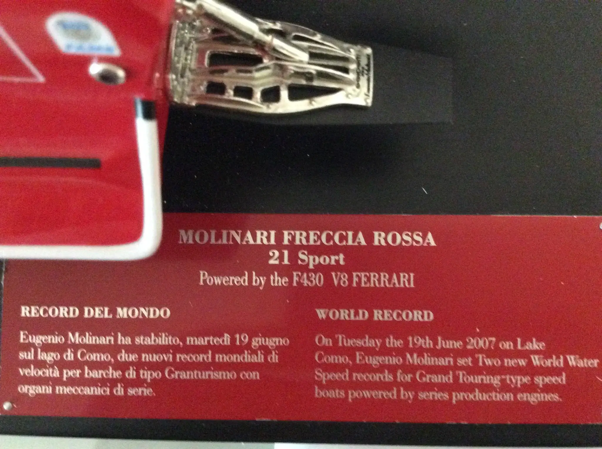 BBR Ferrari F430 Boat | PCARMARKET