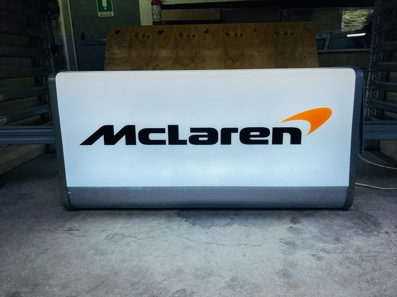 No Reserve Double-Sided Illuminated New Old Stock McLaren Sign (40\, image size:1600x1200