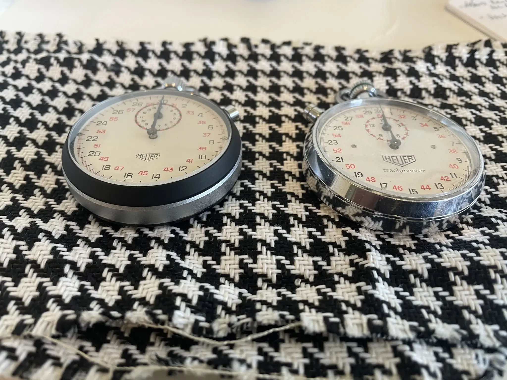 No Reserve Heuer Trackmaster 8032 & 7700 Stopwatch | PCARMARKET