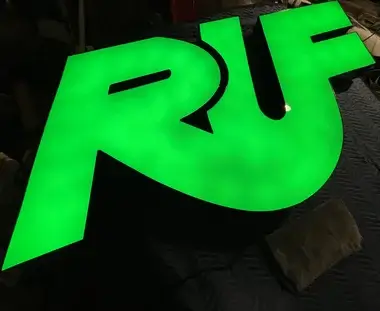 Illuminated RUF Sign (82