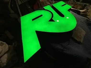 Illuminated RUF Sign (82