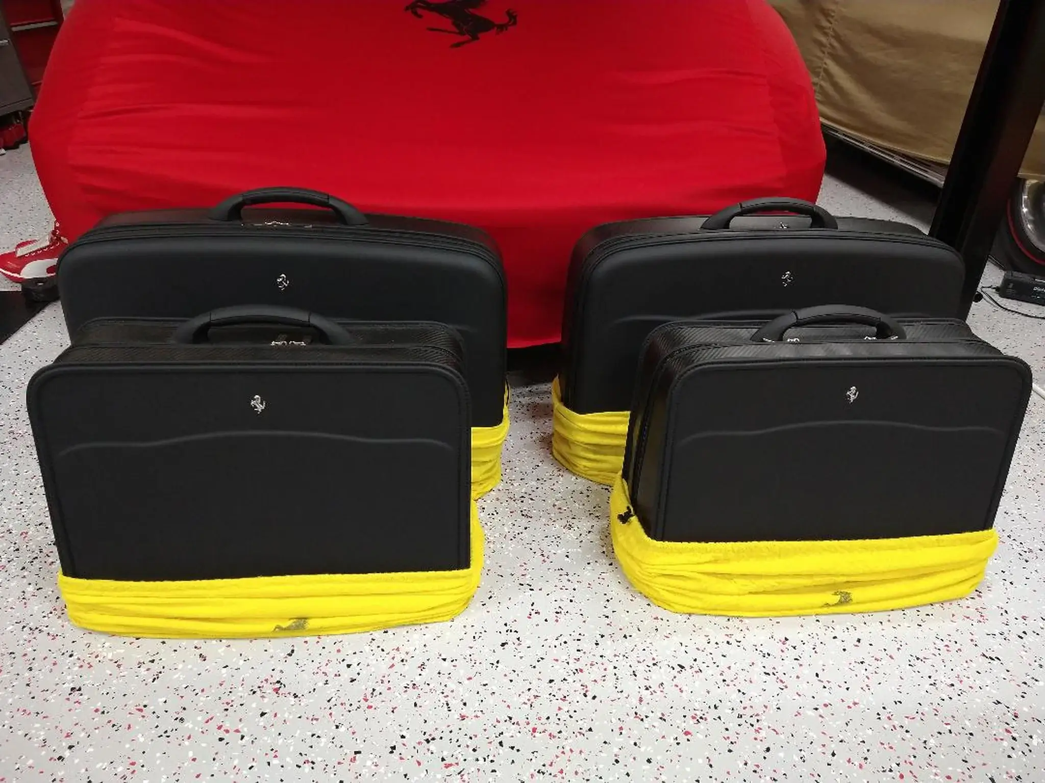 MP: New Old Stock Carbon Fiber Ferrari F430 Luggage Set by