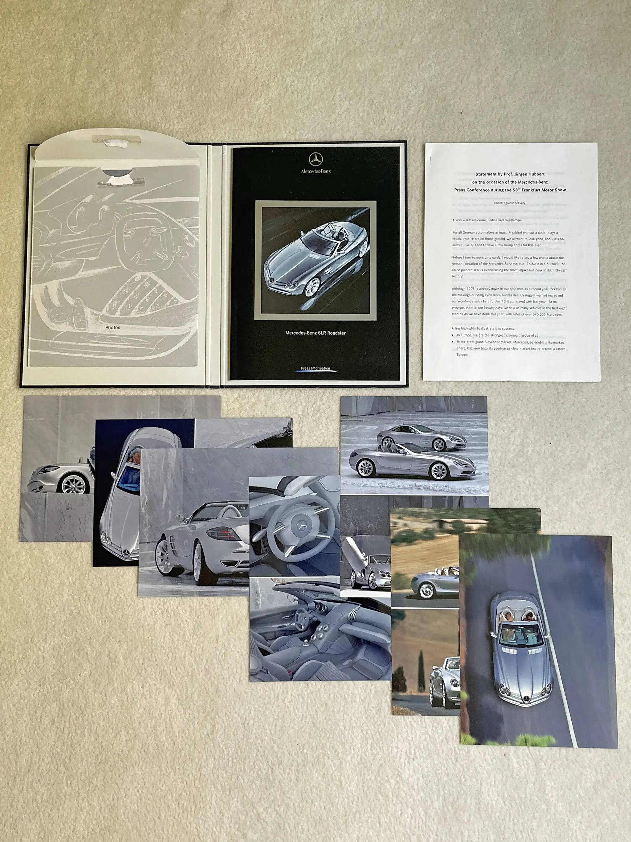 MP: Mercedes-Benz SLR McLaren Literature Collection (8 Pieces