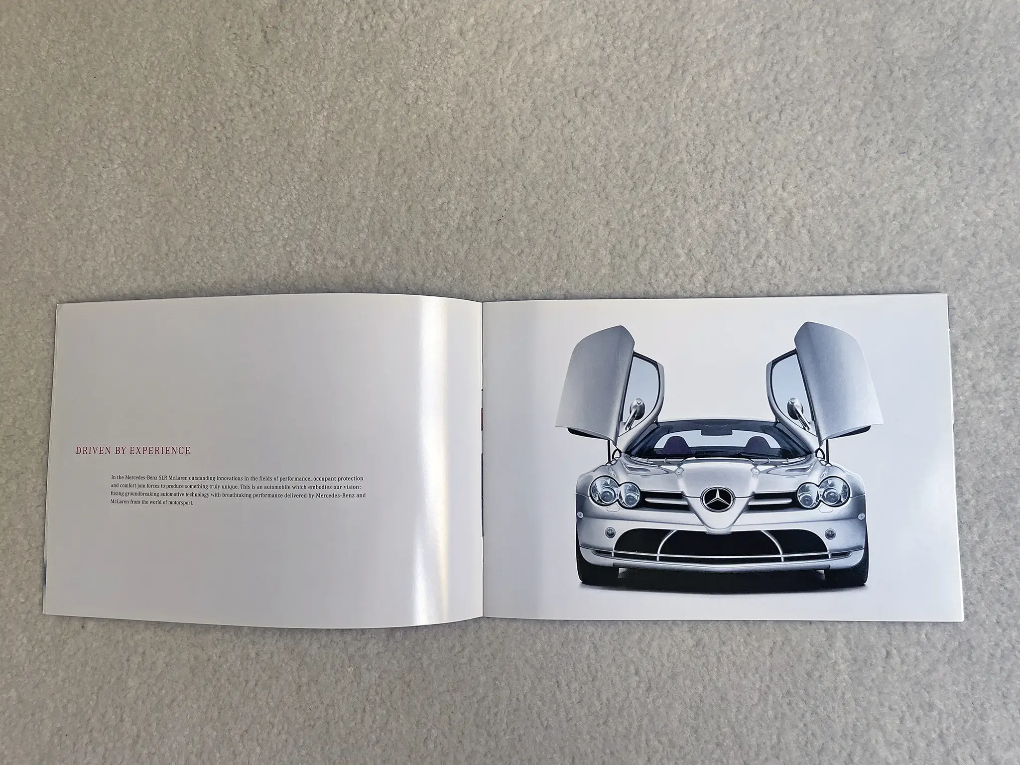 MP: Mercedes-Benz SLR McLaren Literature Collection (8 Pieces