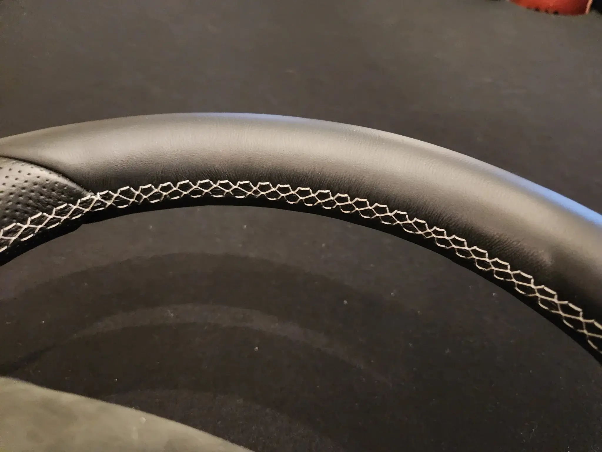 ATIWE Leather/Alcantara Steering Wheel | PCARMARKET