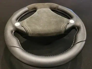 ATIWE Leather/Alcantara Steering Wheel | PCARMARKET