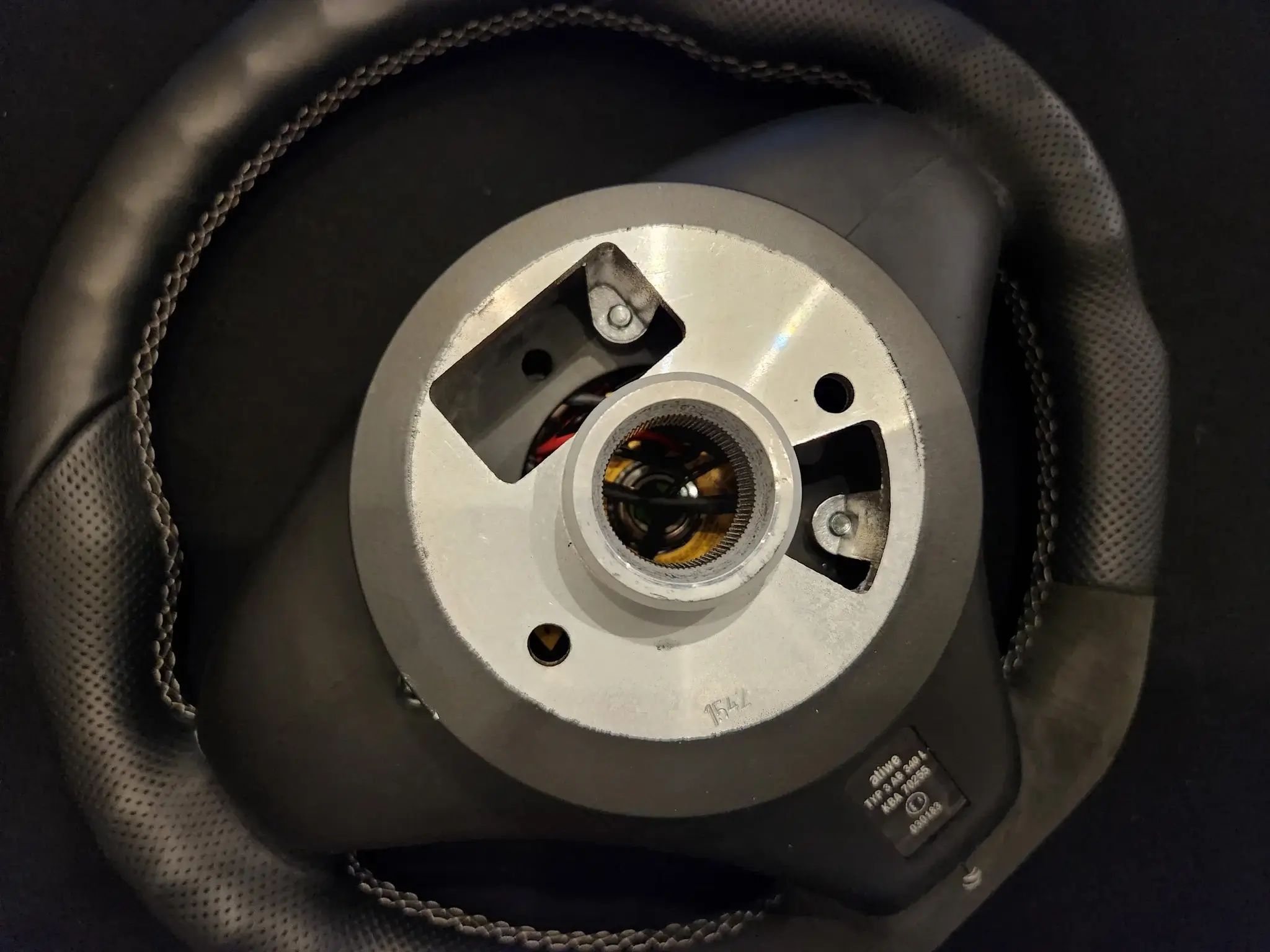ATIWE Leather/Alcantara Steering Wheel | PCARMARKET
