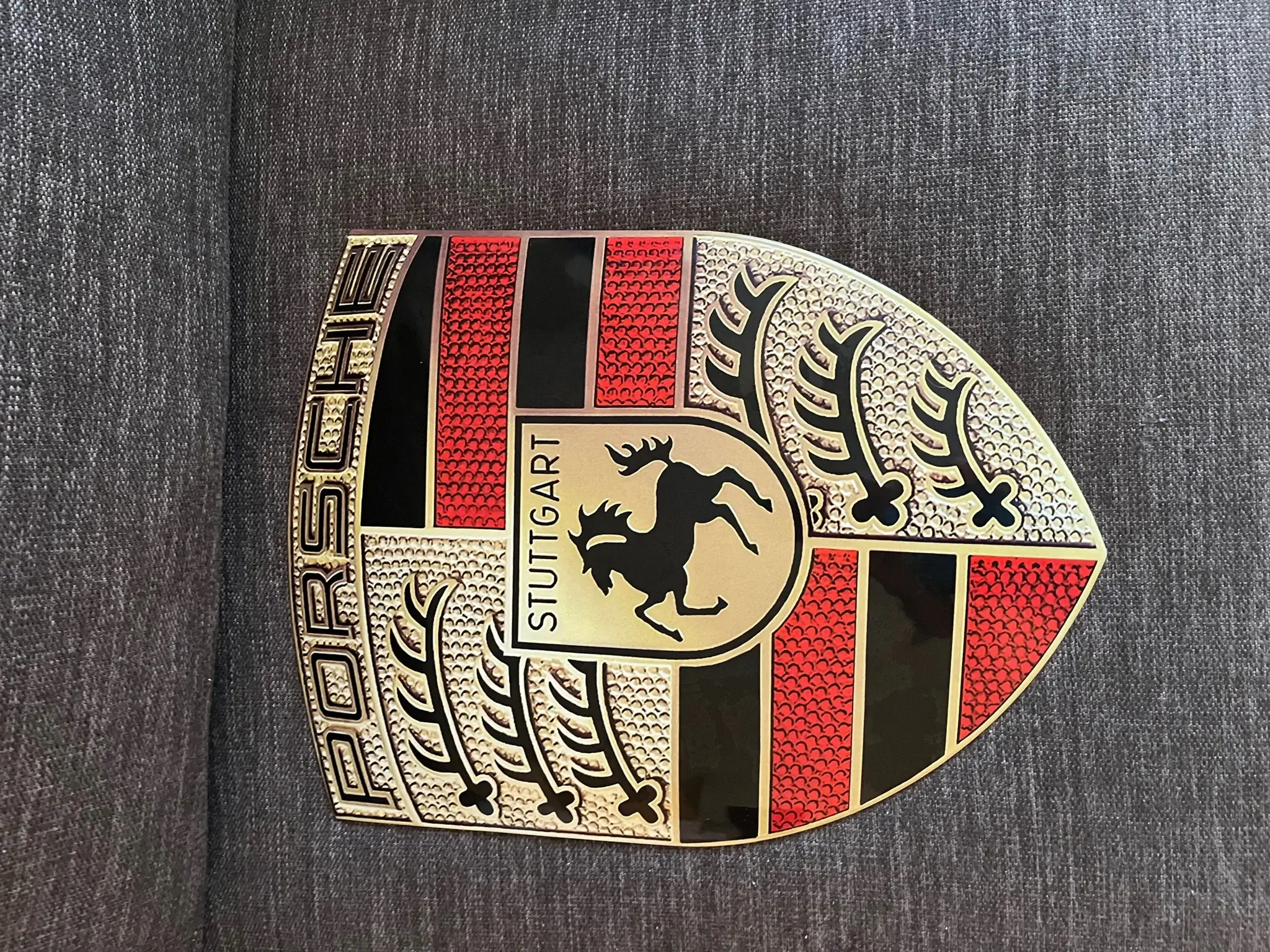 Limited Edition Authentic Enamel Porsche Crest (12