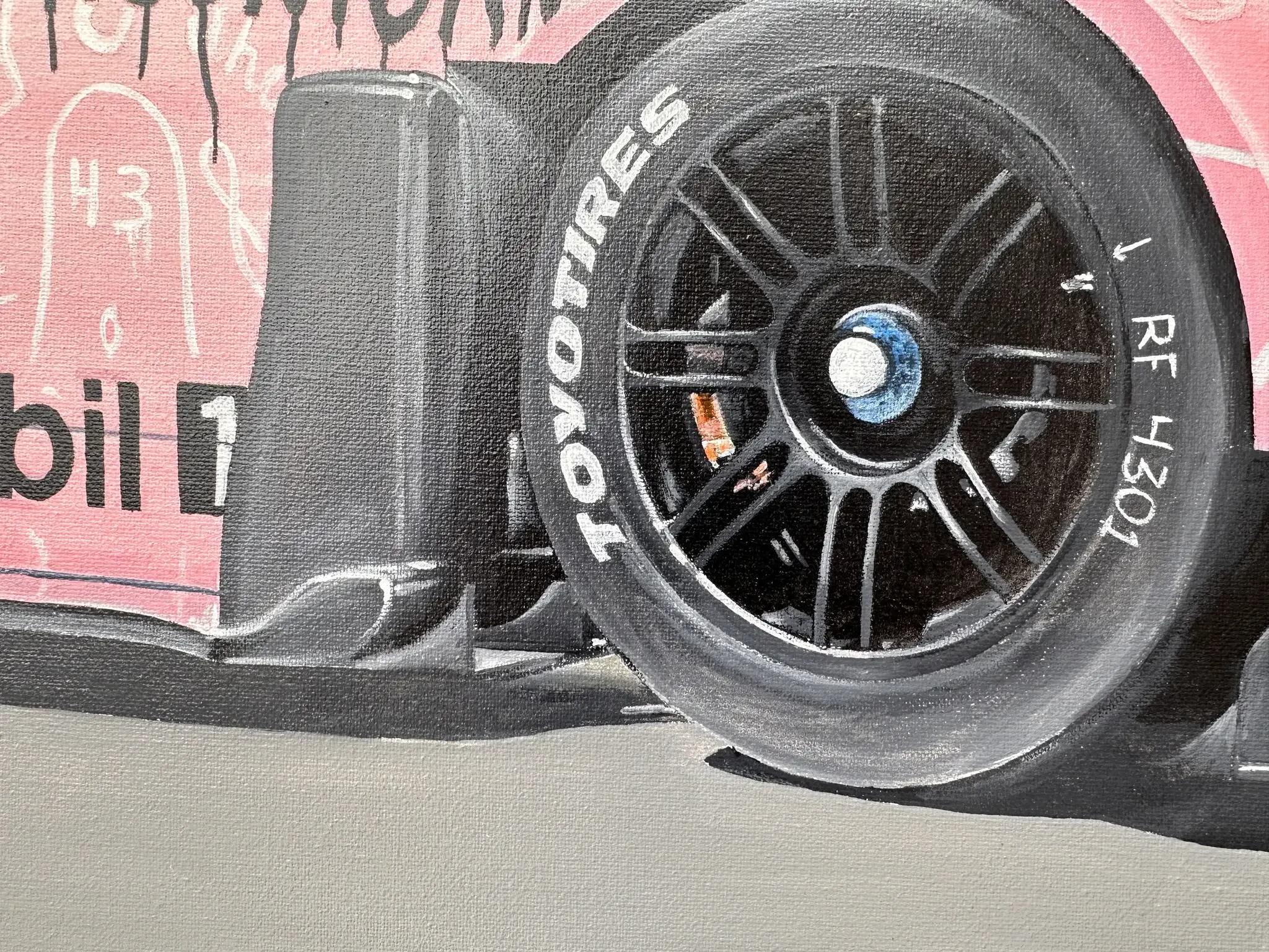 ギルガメッシュ アー写 フリスビー Original Painting Of Ken Block's Hoonipigasus Porsche 911 by Mike