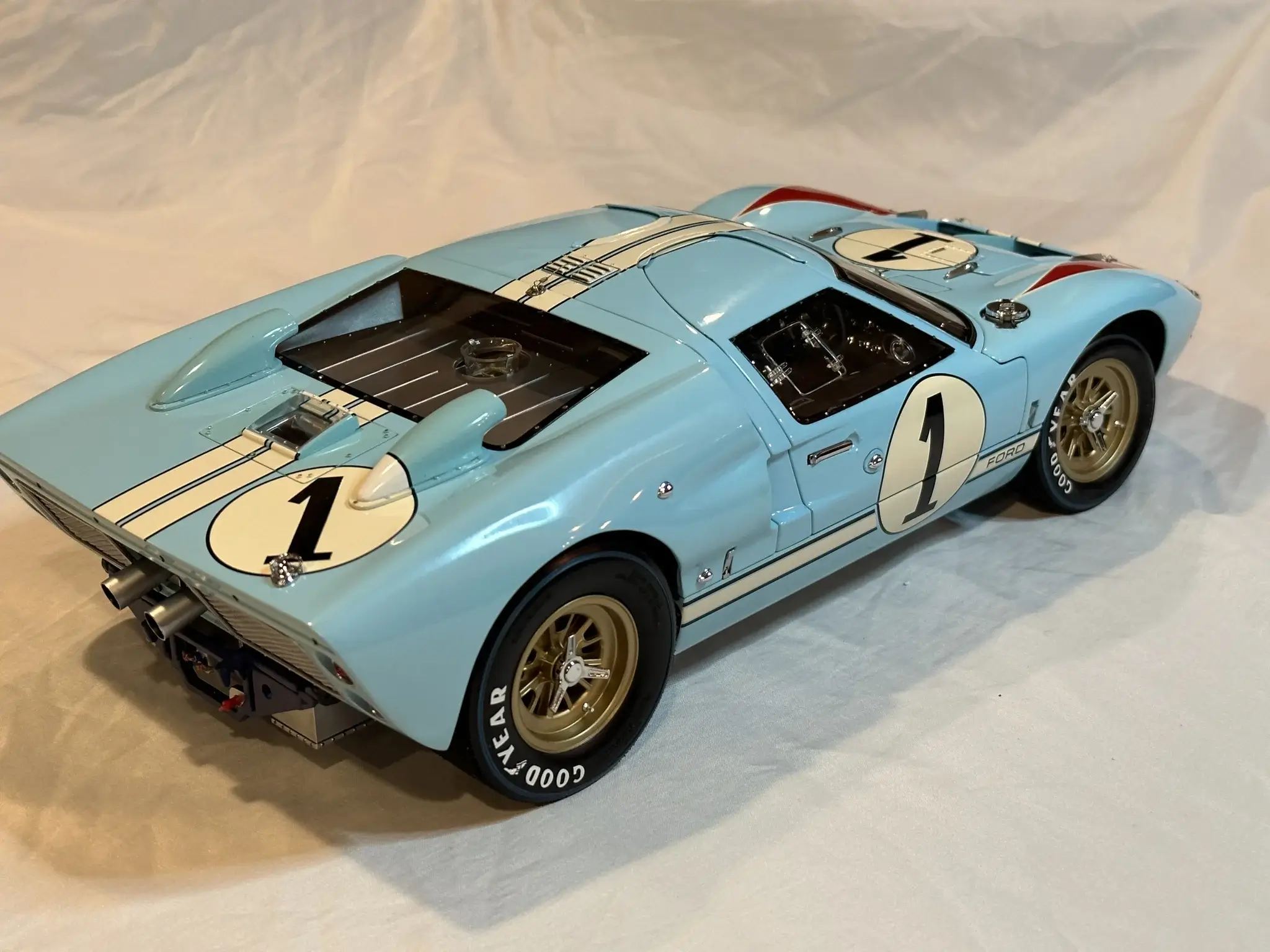 No Reserve Exoto 1966 Ford GT40 MKII #1 LeMans 24 hour 1:10