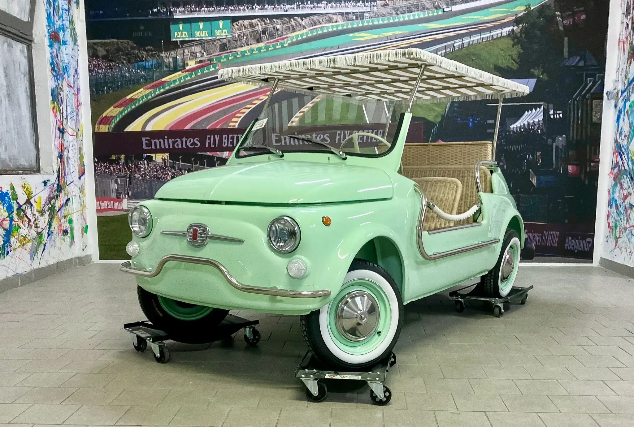 フィアット 500 1972 Fiat 500 Jolly Conversion | PCARMARKET