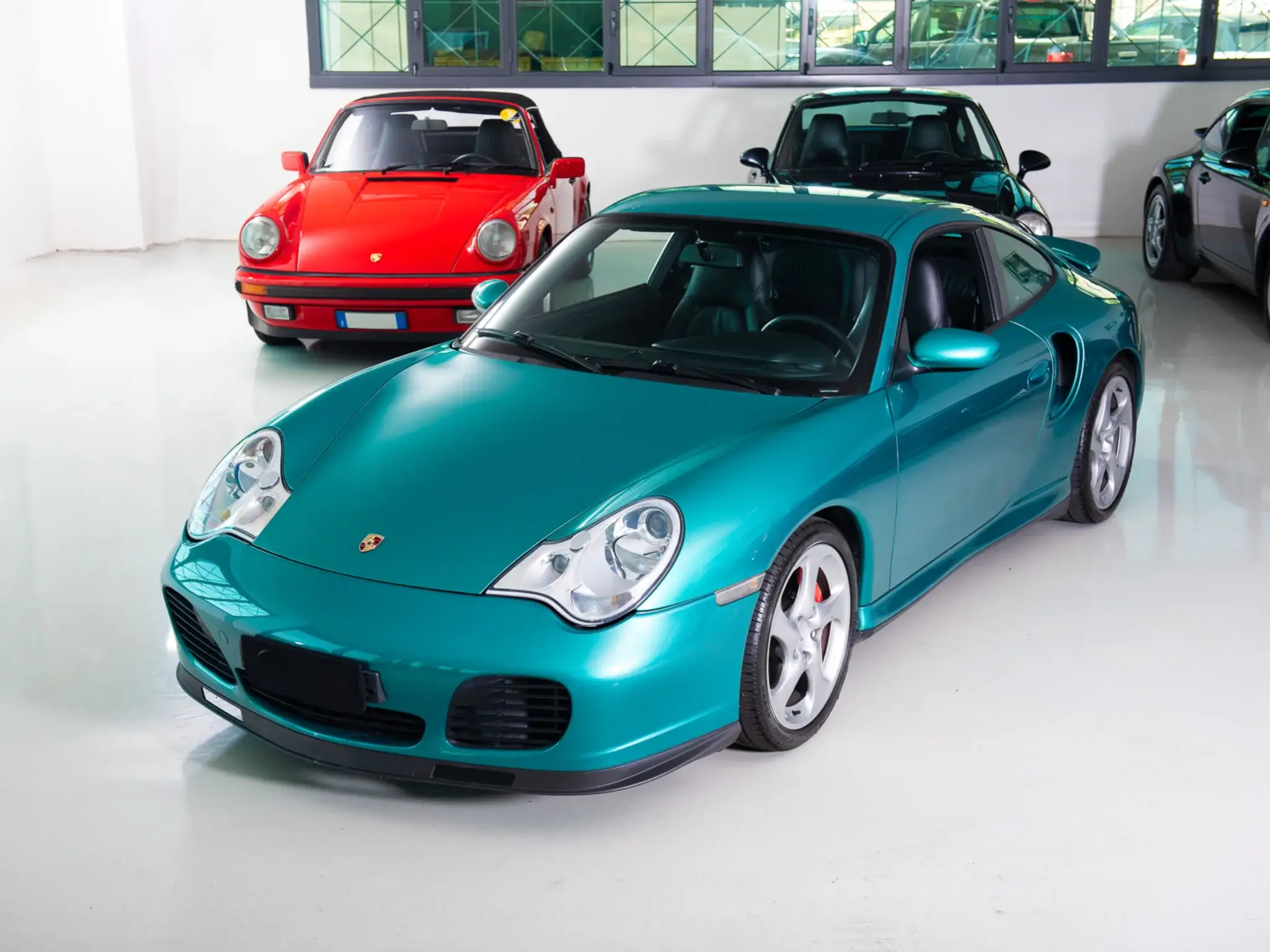 MP: 2001 Porsche 996 Turbo Coupe 6-Speed Wimbledon Green Metallic