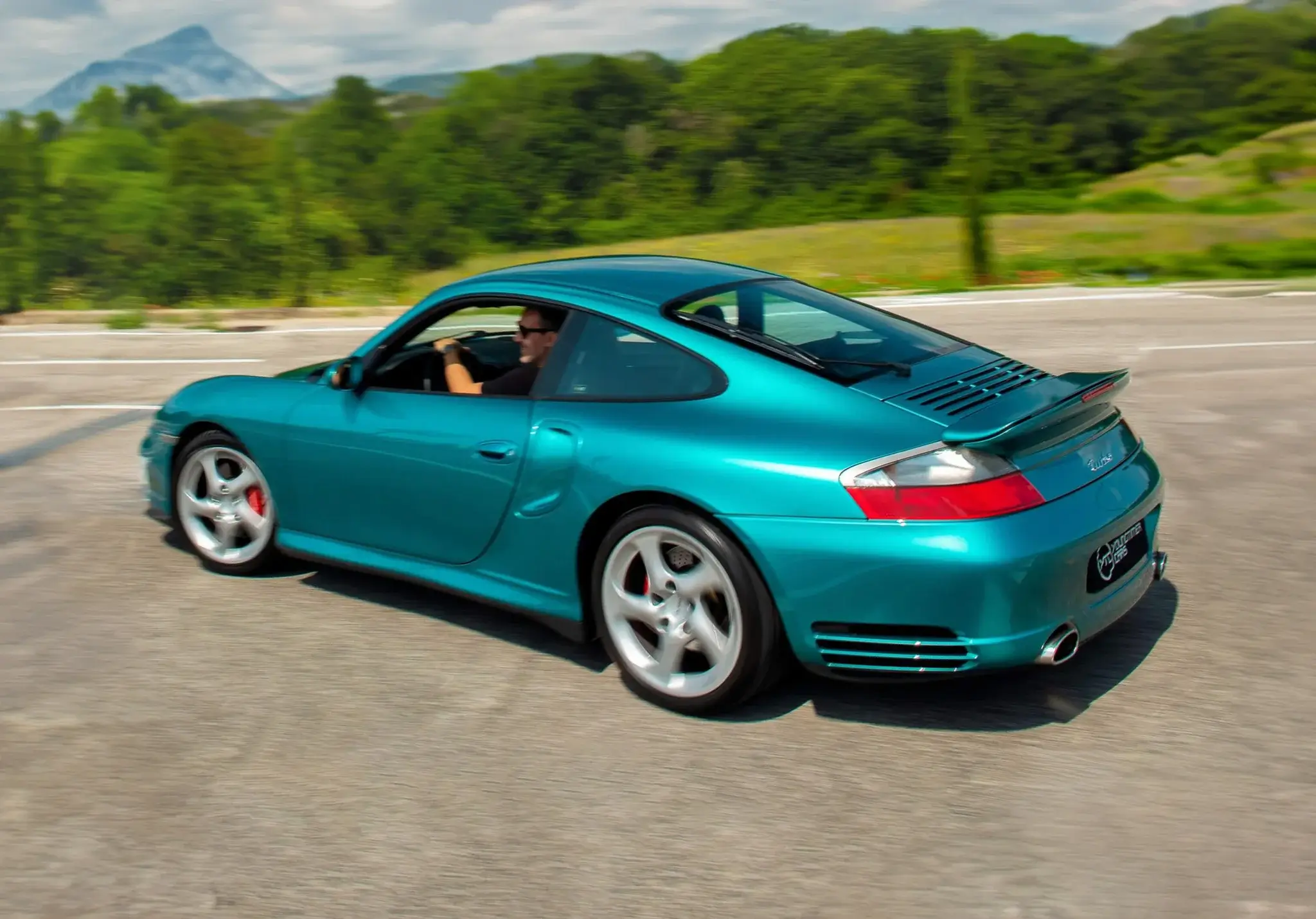 MP: 2001 Porsche 996 Turbo Coupe 6-Speed Wimbledon Green Metallic
