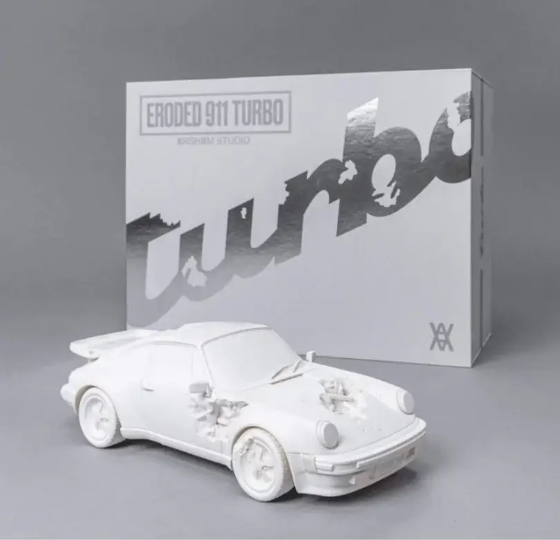 No Reserve Daniel Arsham Eroded Porsche 911 Turbo #393/500