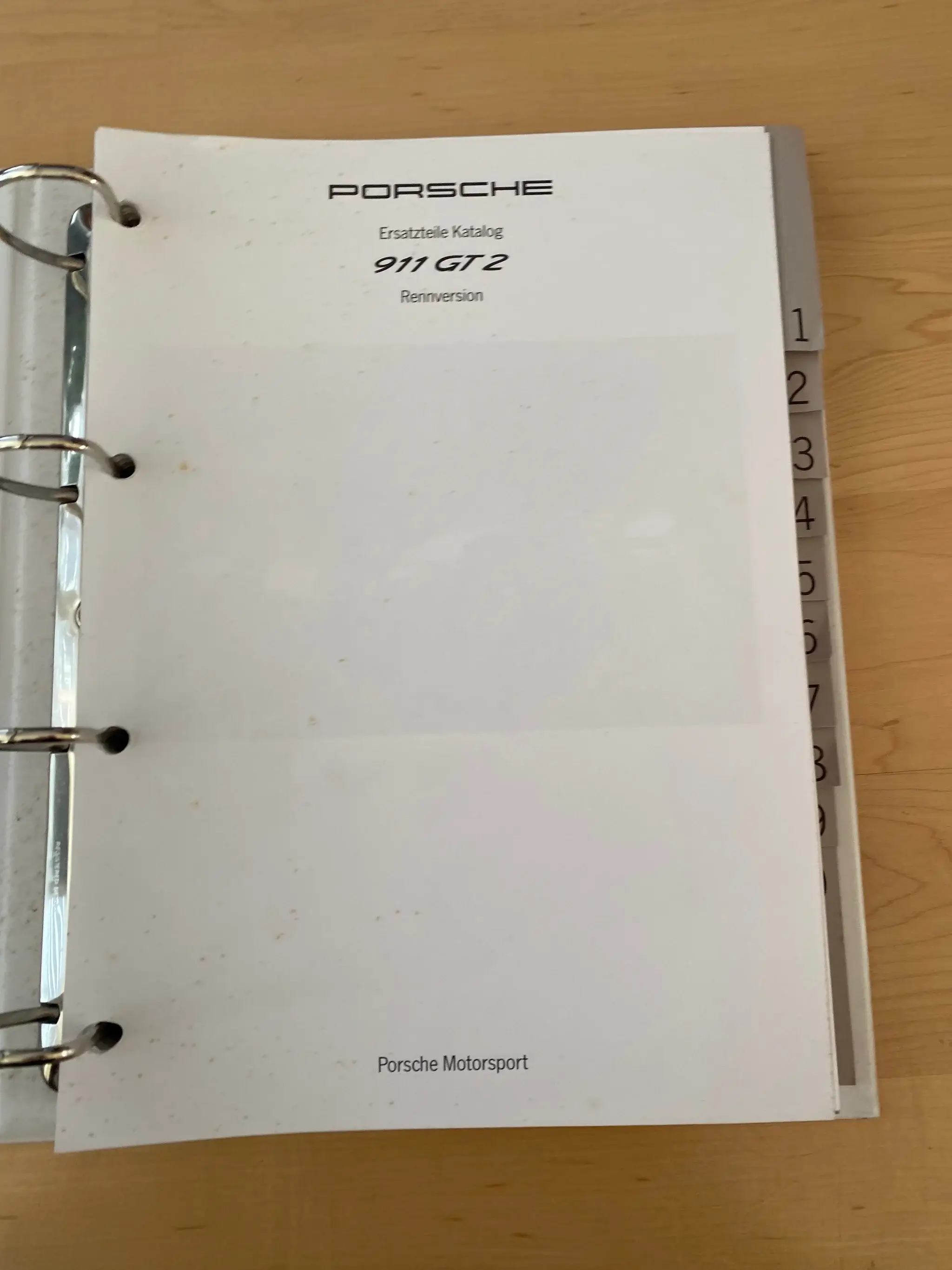 MP: Complete Original Porsche 993 GT2 Owners Manual & Press