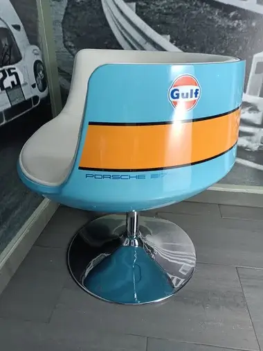 No Reserve Gulf Livery Armchair | PCARMARKET